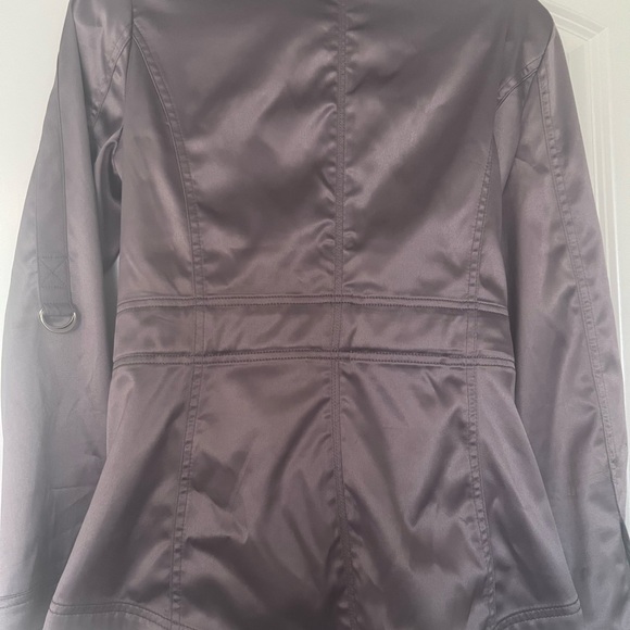 Gorgeous chocolate wrap jacket for work or casual dinner. Size 8 WHBM - Picture 2 of 4